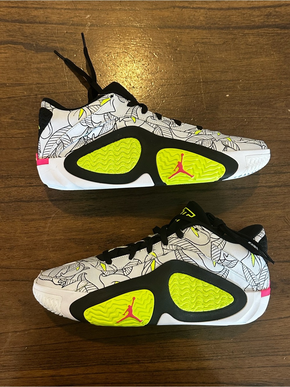 Size 12 Nike Air Jordan Tatum 2 Mommas Boy White Volt Black Mens FZ8824-100
